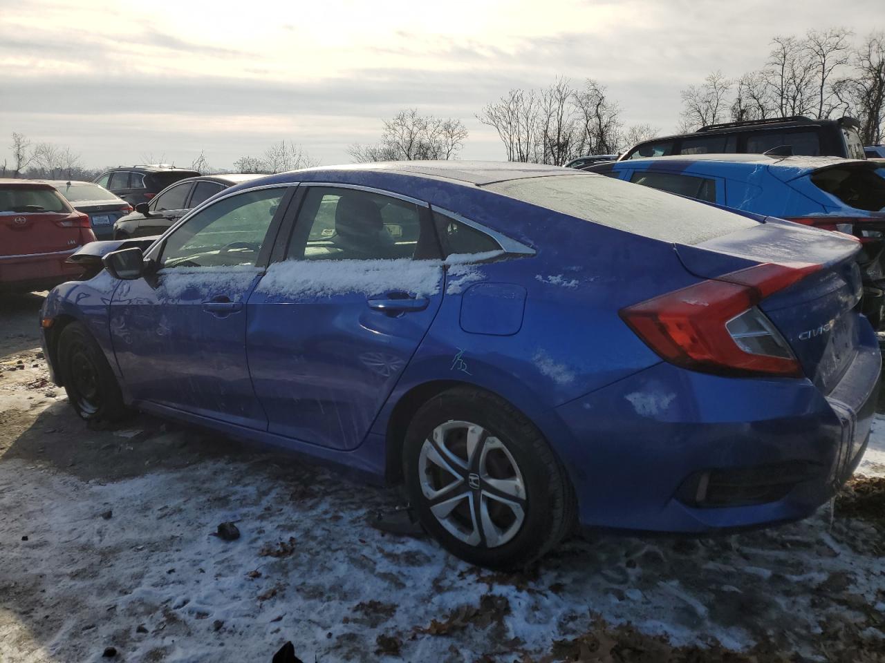 2018 Honda Civic VIN 19XFC2F52JE020288 Copart auction photo, front end / minor dent/scratches damage thumbnail 2