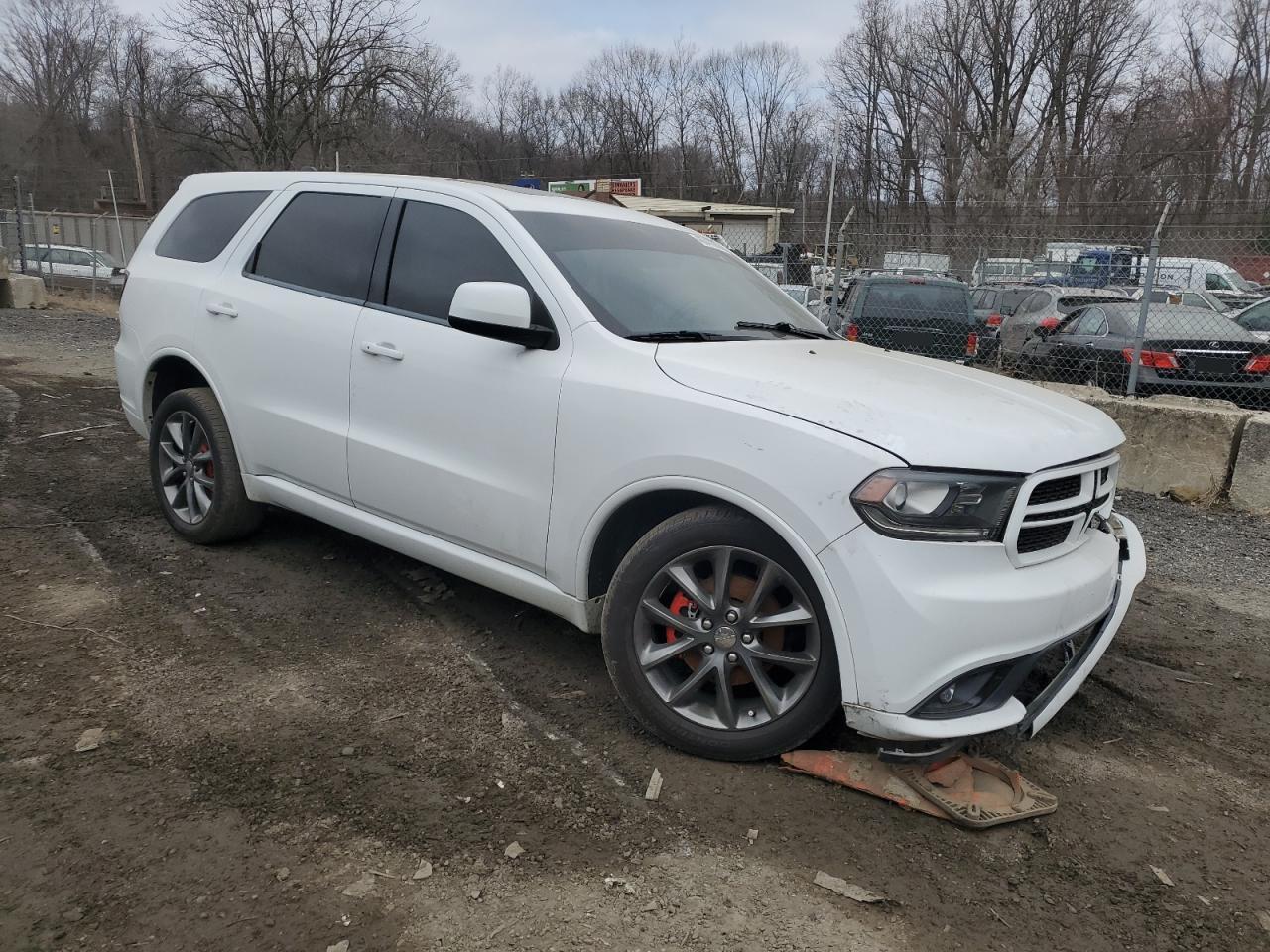 2014 Dodge Durango VIN 1C4RDJAG9EC562465 Copart auction photo, front end damage thumbnail 4
