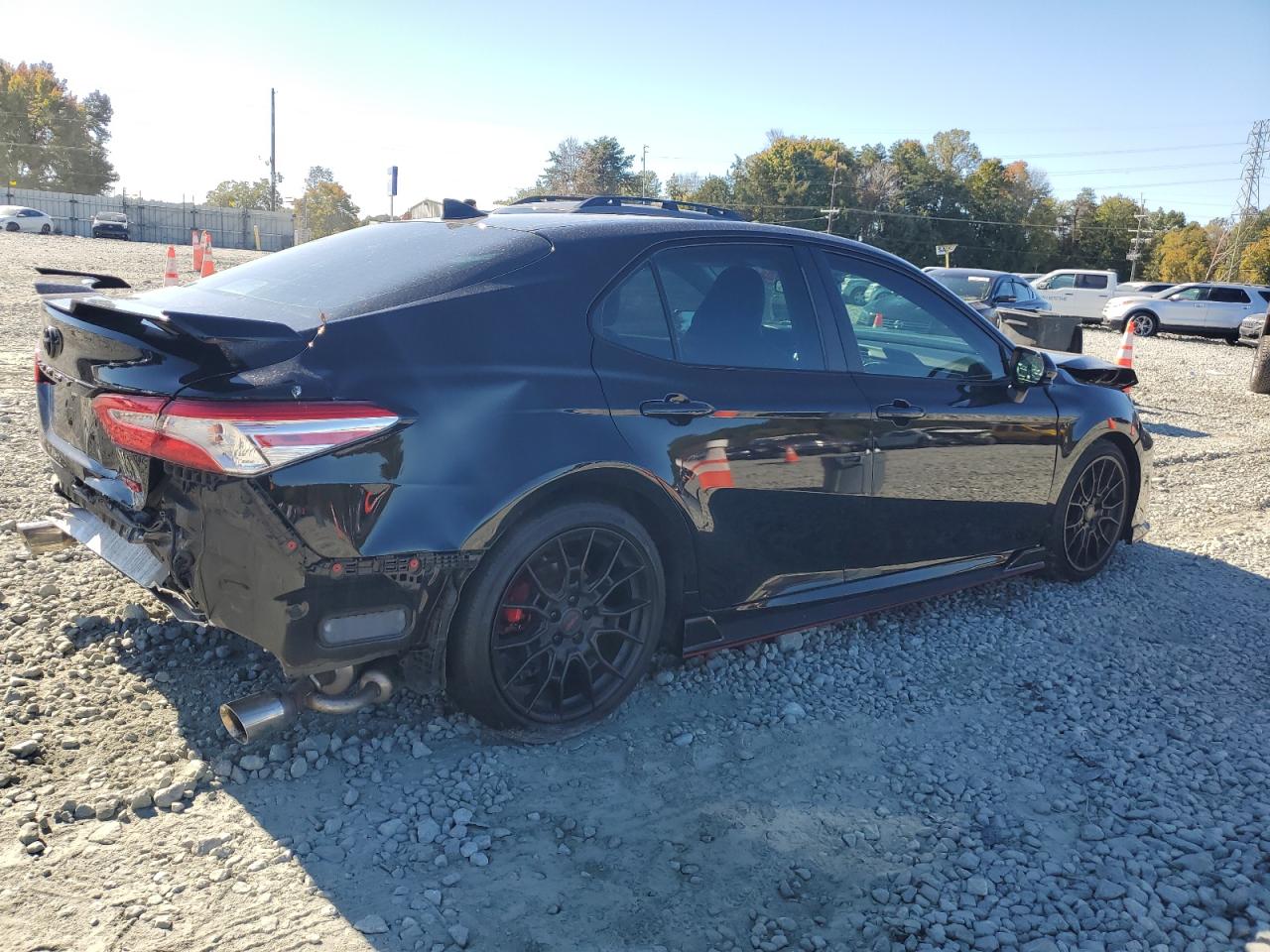 2020 Toyota Camry VIN 4T1NZ1AK4LU046649 Copart auction photo, front end / rear end damage thumbnail 3