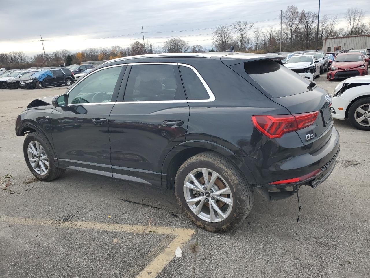 2024 Audi Q3 VIN WA1DECF38R1033285 Copart auction photo, front end / undercarriage damage thumbnail 2