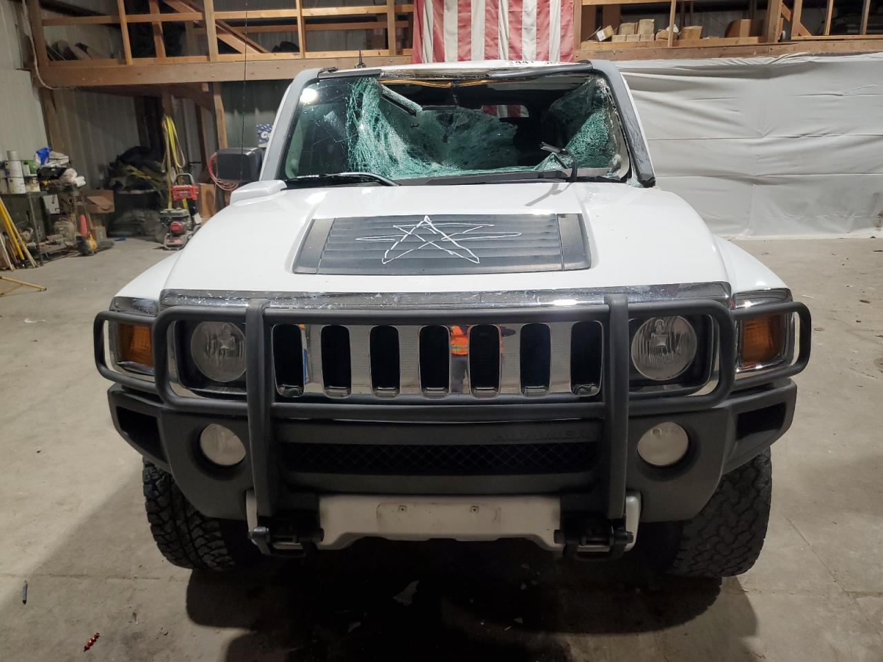 2009 Hummer H3 VIN 5GTEN13E098129772 Copart auction photo, biohazard/chemical / top/roof damage thumbnail 5
