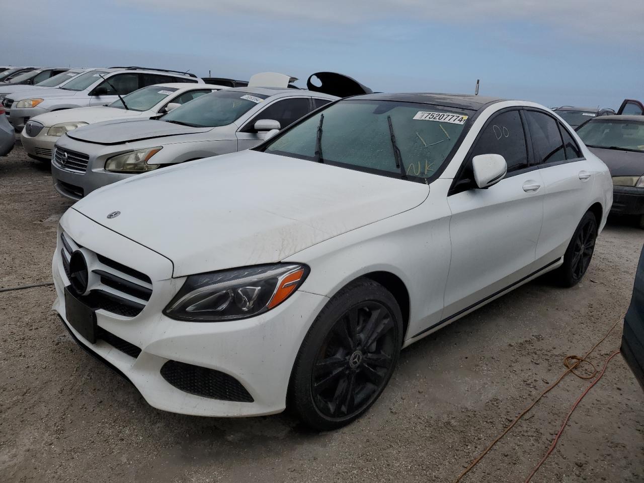 2018 Mercedes-Benz C-klasse VIN WDDWF4KB7JR349044