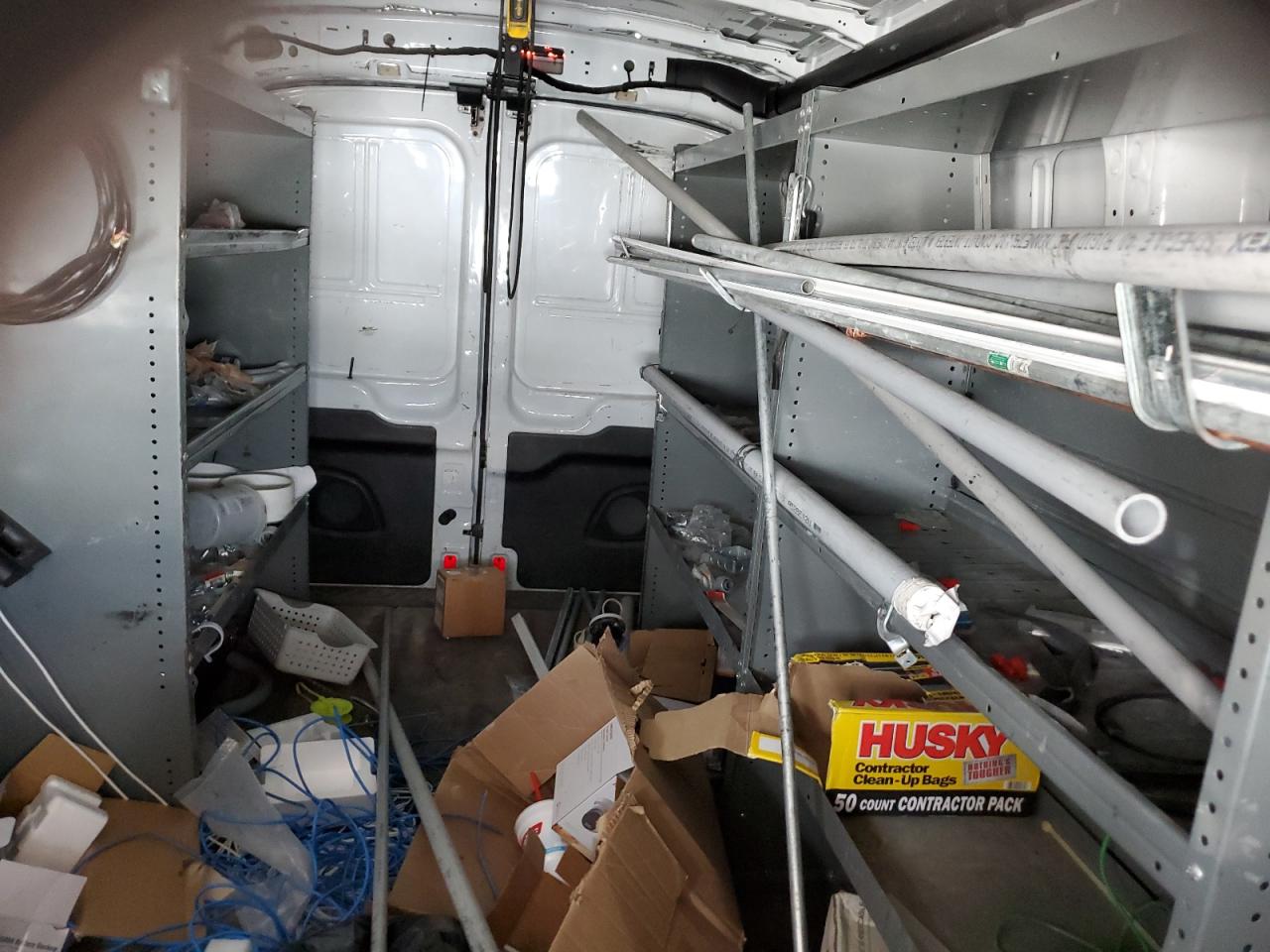 2015 Ford Transit VIN 1FTNR2CM1FKB25009 Copart auction photo, front end damage thumbnail 10