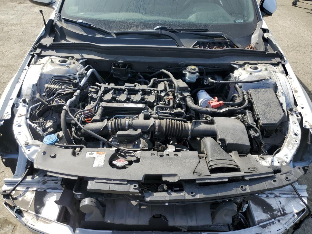 2018 Honda Accord VIN 1HGCV1F34JA163978 Copart auction photo, vandalism damage thumbnail 12