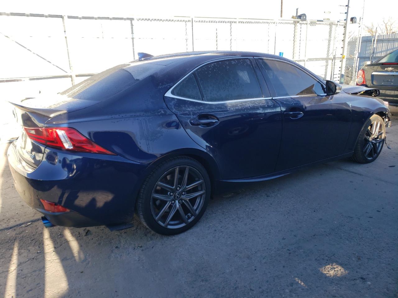 2014 Lexus IS VIN JTHCE1D2XE5002511 Copart auction photo, front end / rear end damage thumbnail 3
