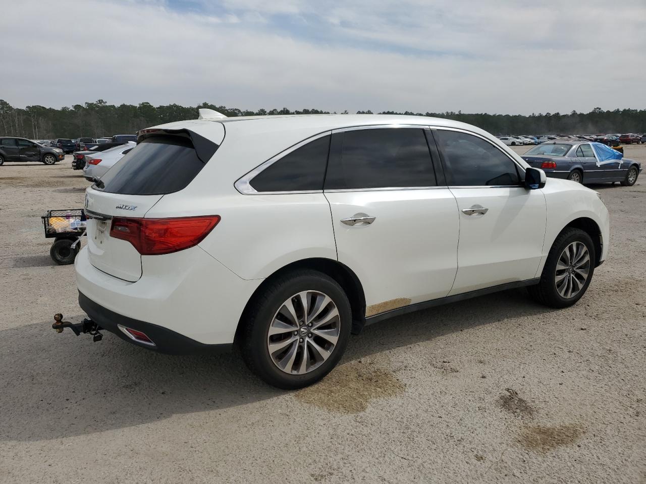 2015 Acura MDX VIN 5FRYD3H45FB002139 Copart auction photo, front end damage thumbnail 3