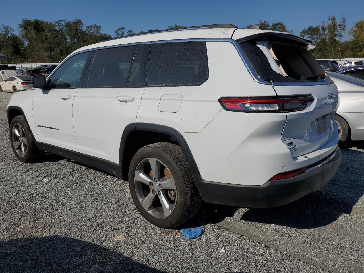 2021 Jeep Grand Cherokee VIN 1C4RJJBG8M8183434 Copart auction photo, top/roof damage thumbnail 2