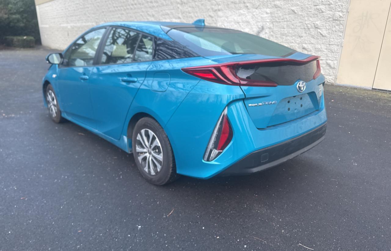 2021 Toyota Prius VIN JTDKAMFP5M3174989 Copart auction photo, front end / minor dent/scratches damage thumbnail 3