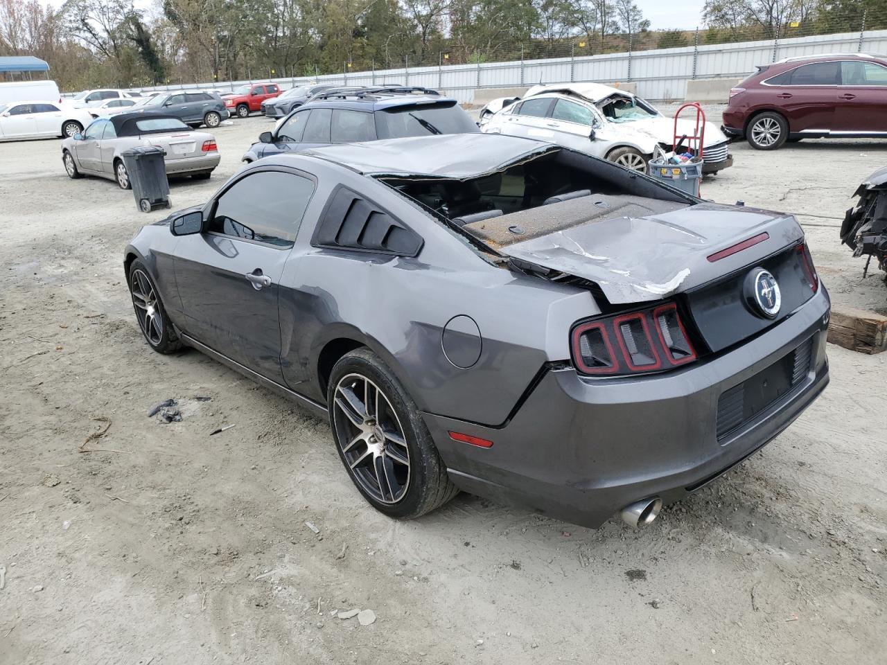2014 Ford Mustang VIN 1ZVBP8AM6E5261614 Copart auction photo, all over damage thumbnail 2