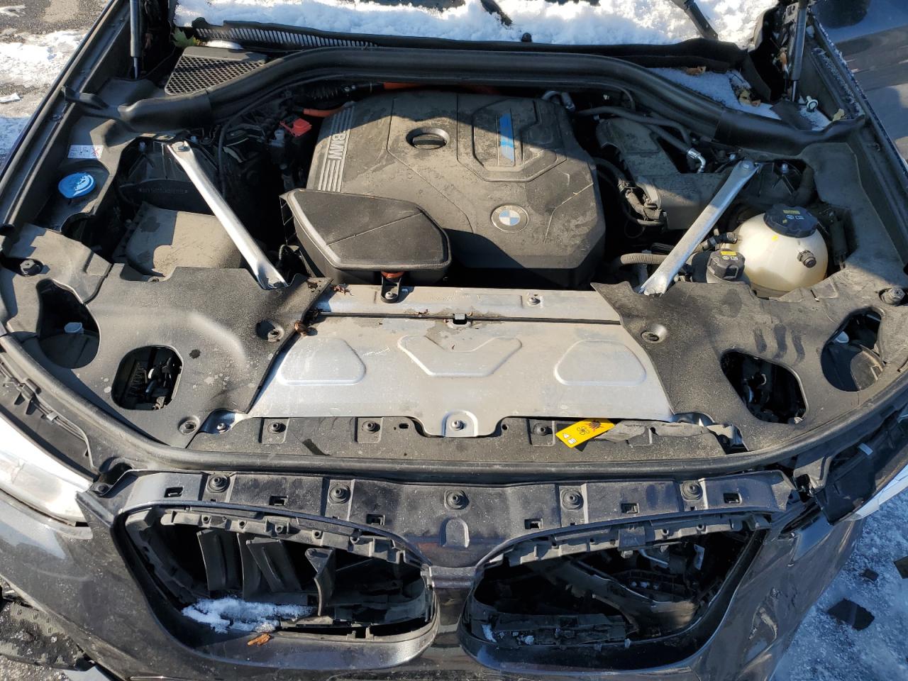 2021 BMW X3 VIN 5UXTS1C04M9G91139 Copart auction photo, front end damage thumbnail 12