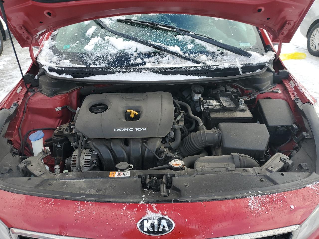 2017 KIA Forte VIN 3KPFL4A73HE037065 Copart auction photo, side / front end damage thumbnail 11