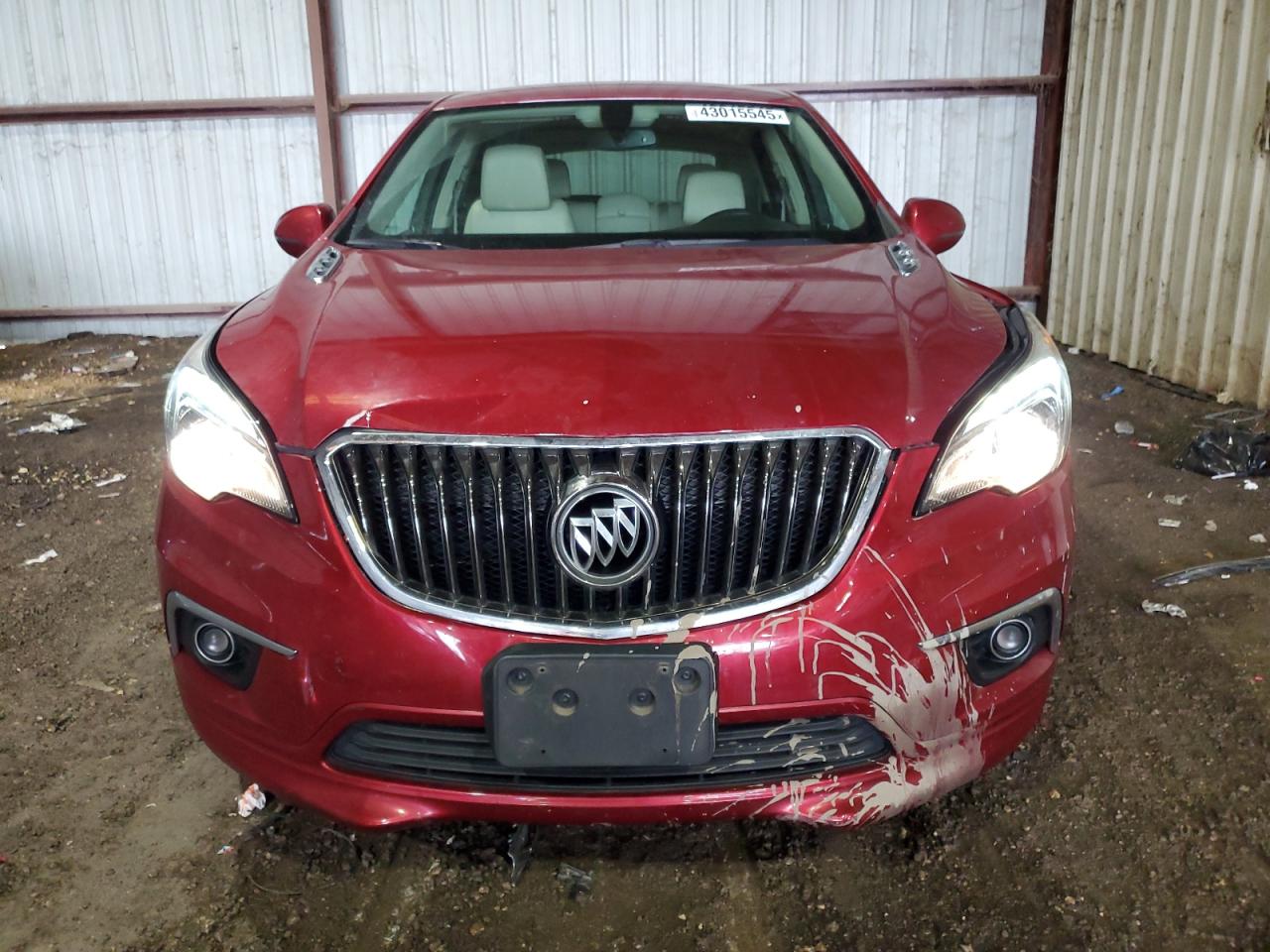 2017 Buick Envision VIN LRBFXASA3HD122260 Copart auction photo, front end / minor dent/scratches damage thumbnail 5