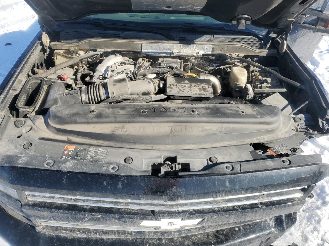 2017 Chevrolet Silverado VIN 1GC1KXEY6HF157384 Copart auction photo, front end / side damage thumbnail 13