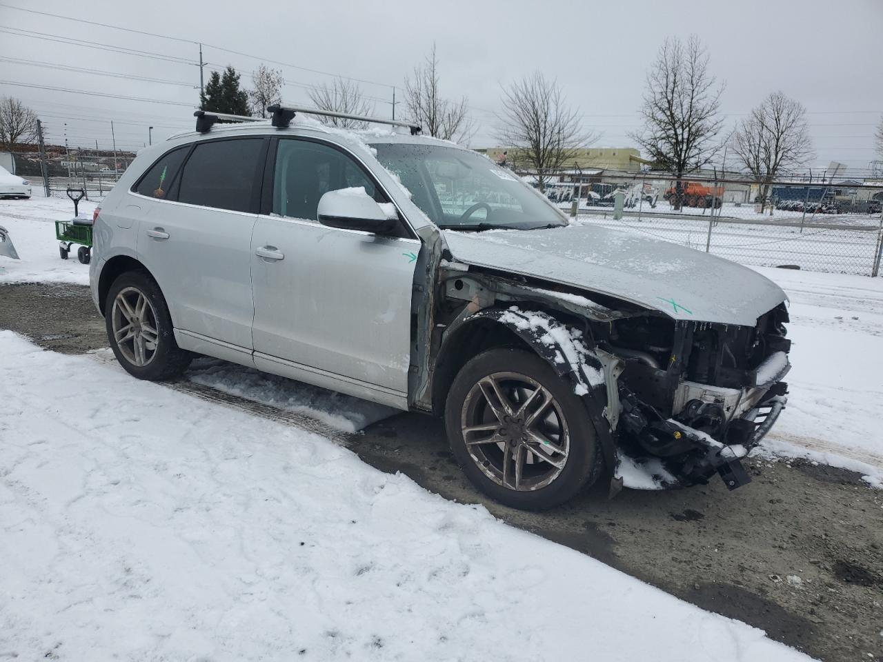 2014 Audi Q5 VIN WA1CMAFP0EA072534 Copart auction photo, front end damage thumbnail 4