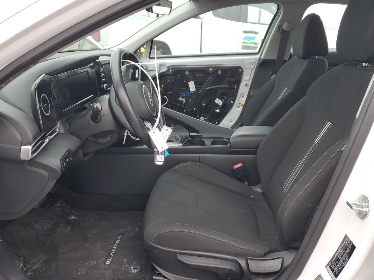 2022 Hyundai Elantra VIN 5NPLS4AG3NH083671 Copart auction photo, front end / side damage thumbnail 7