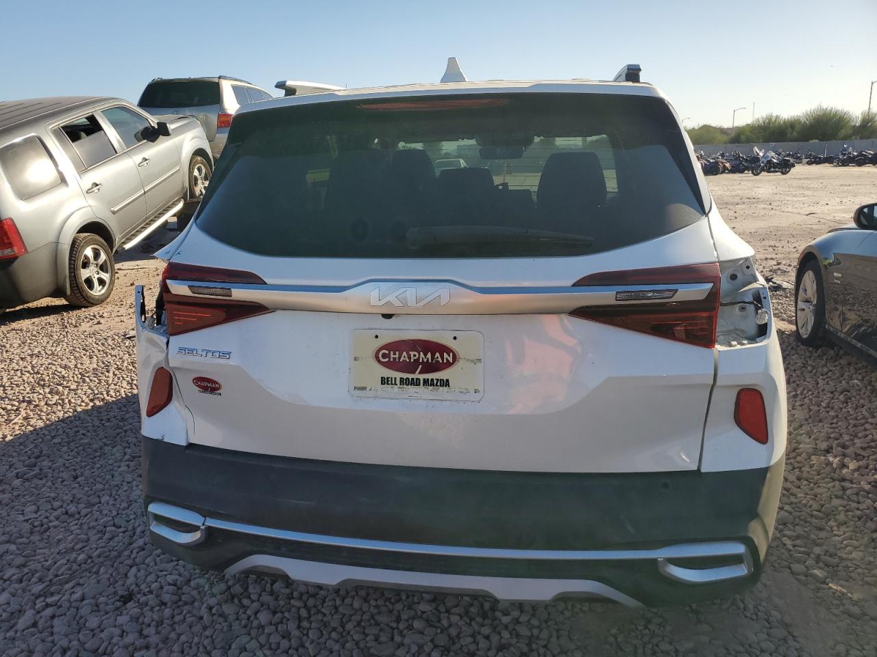 2022 KIA Seltos VIN KNDETCA20N7270147 Copart auction photo, stripped / all over damage thumbnail 6