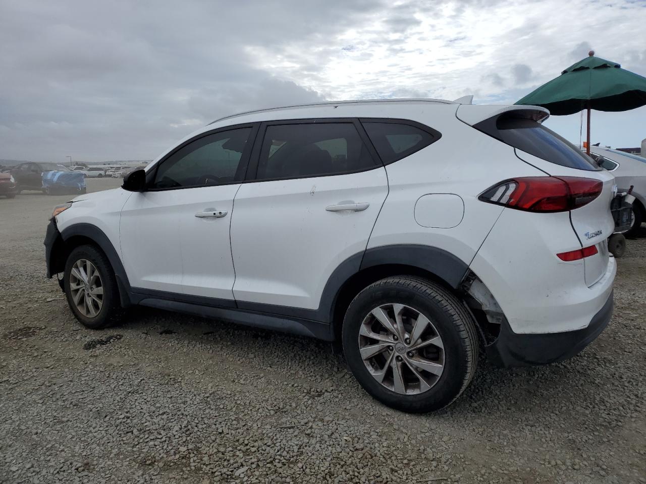 2019 Hyundai Tucson VIN KM8J33A42KU958112 Copart auction photo, rear end / front end damage thumbnail 2