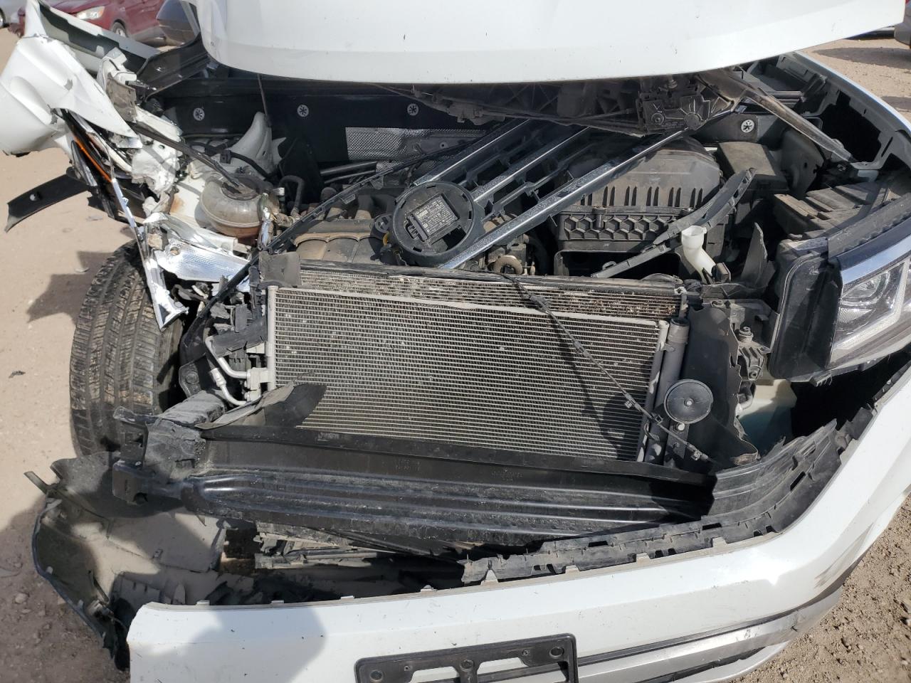 2021 Volkswagen Atlas VIN 1V2JE2CA9MC200125 Copart auction photo, front end / side damage thumbnail 13