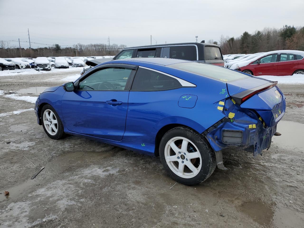2016 Honda Civic VIN 2HGFC4B01GH314687 Copart auction photo, rear end damage thumbnail 2
