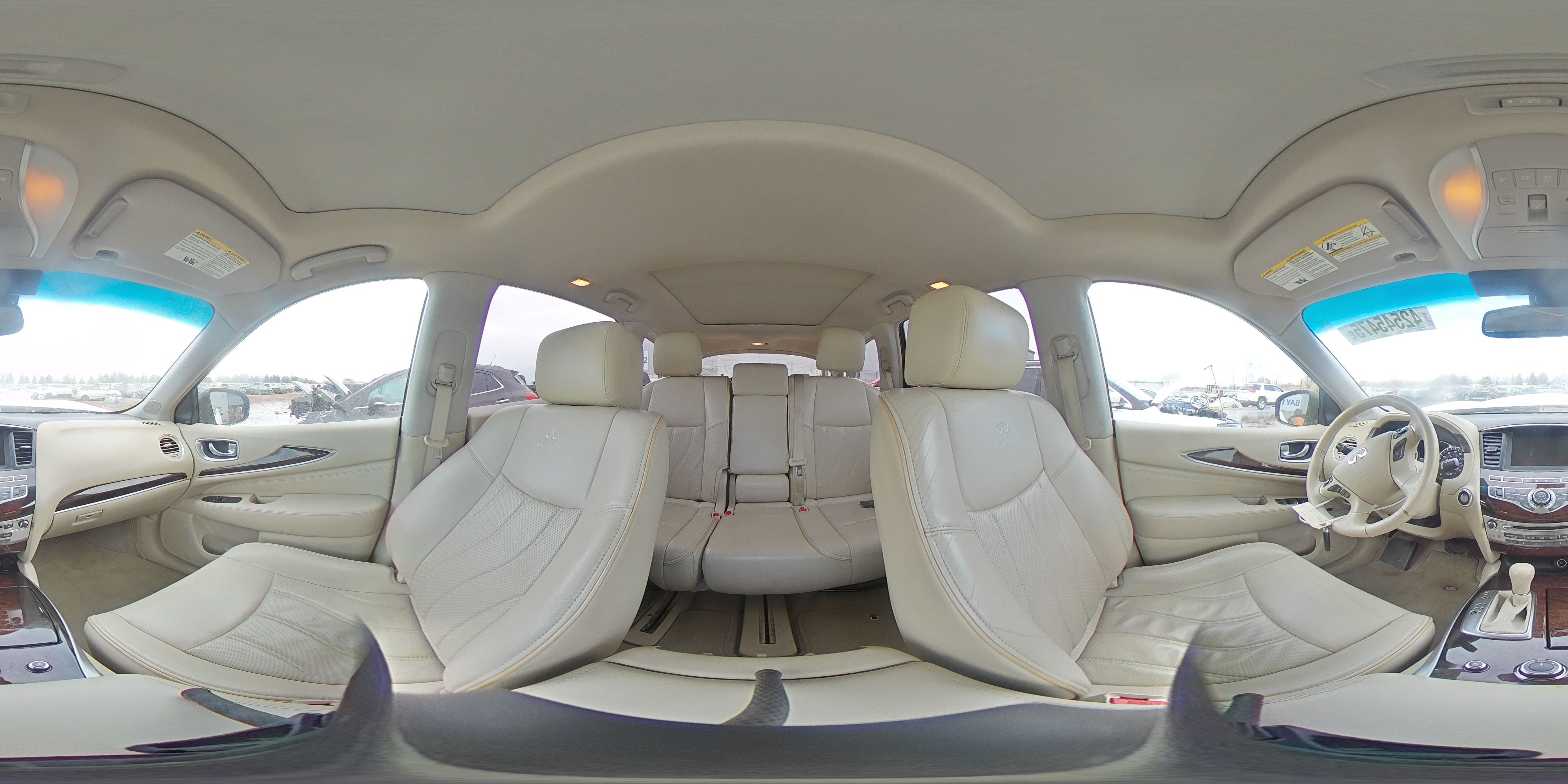 2013 Infiniti JX VIN 5N1AL0MM8DC318778 Copart auction photo, front end damage thumbnail 14