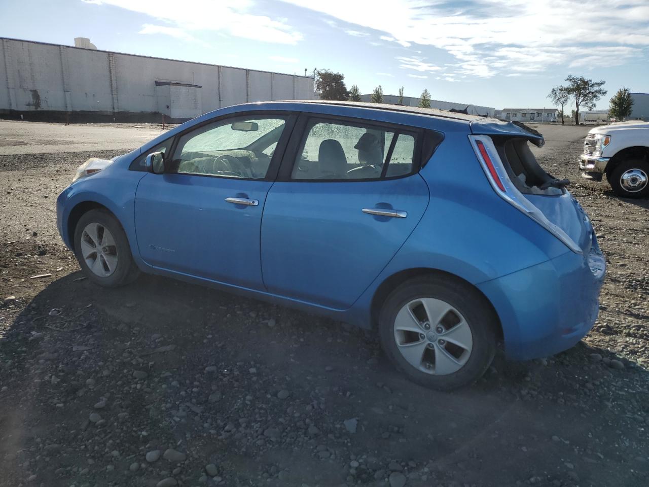 2013 Nissan Leaf VIN 1N4AZ0CP1DC408844 Copart auction photo, burn damage thumbnail 2
