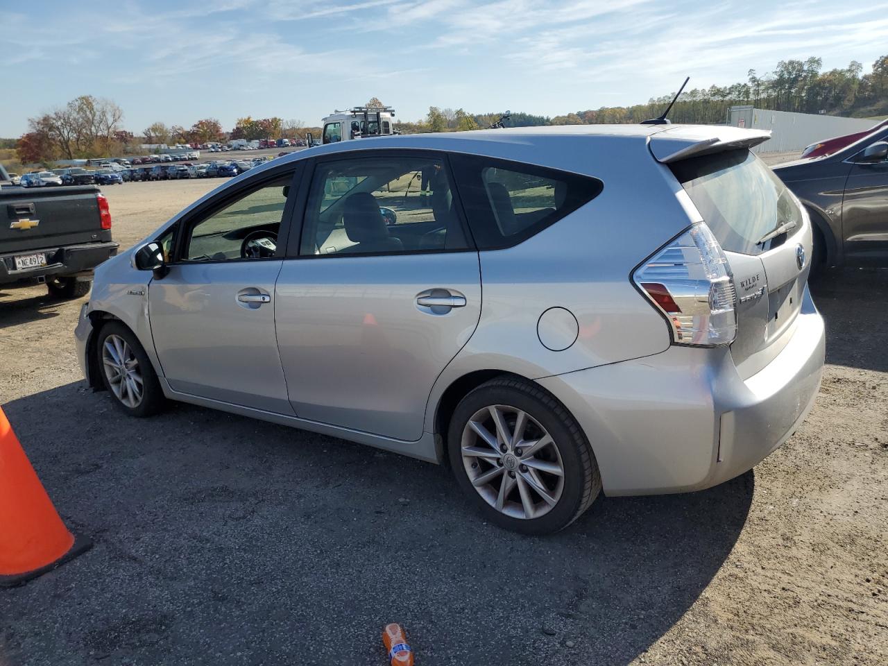 2013 Toyota Prius VIN JTDZN3EU3D3207668 Copart auction photo, front end damage thumbnail 2