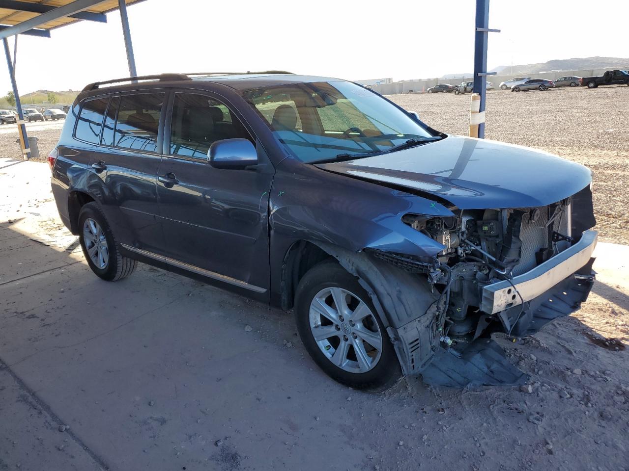 2012 Toyota Highlander VIN 5TDZK3EH3CS069199 Copart auction photo, front end damage thumbnail 4