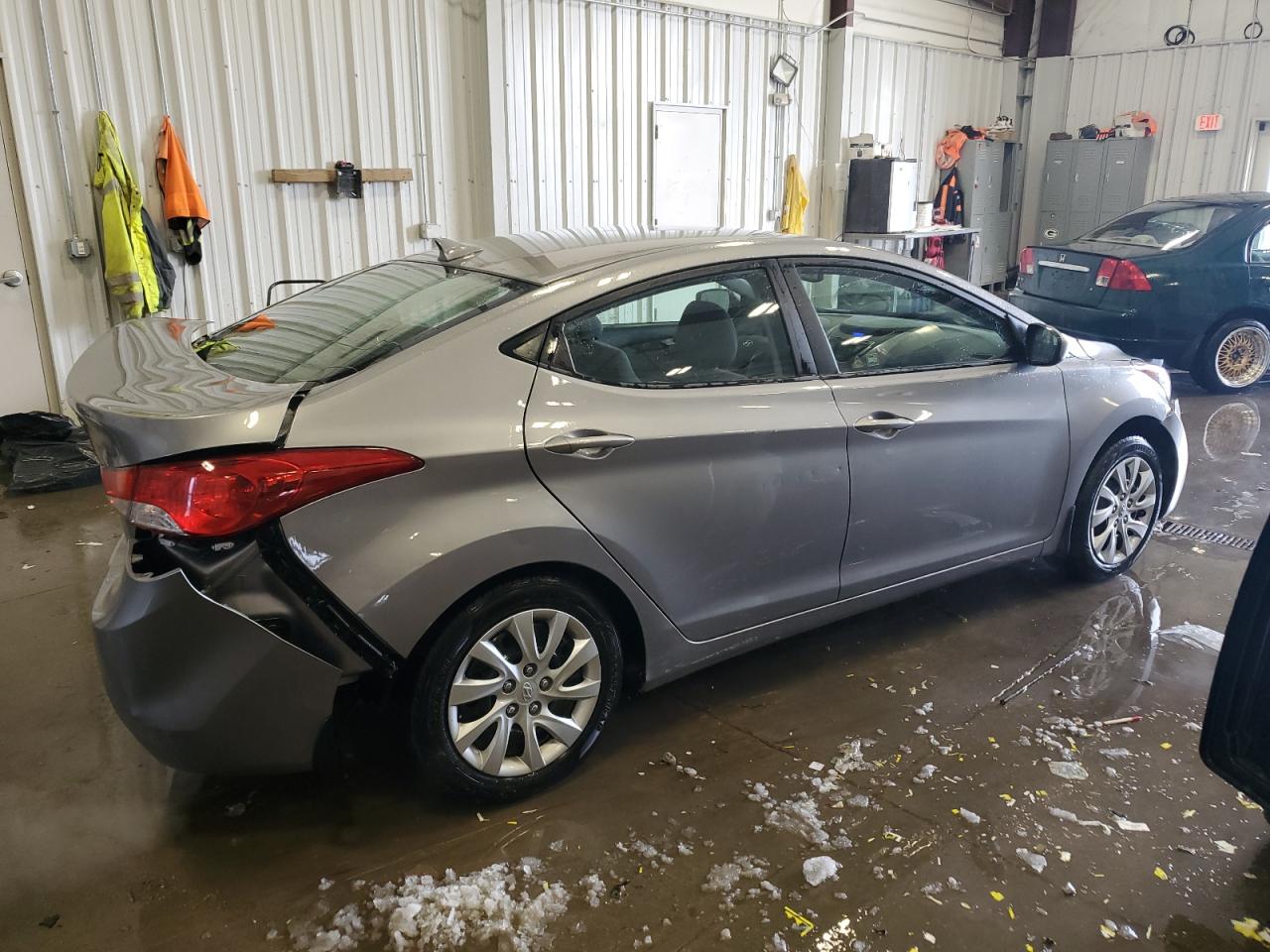 2013 Hyundai Elantra VIN KMHDH4AE7DU562306 Copart auction photo, all over damage thumbnail 3