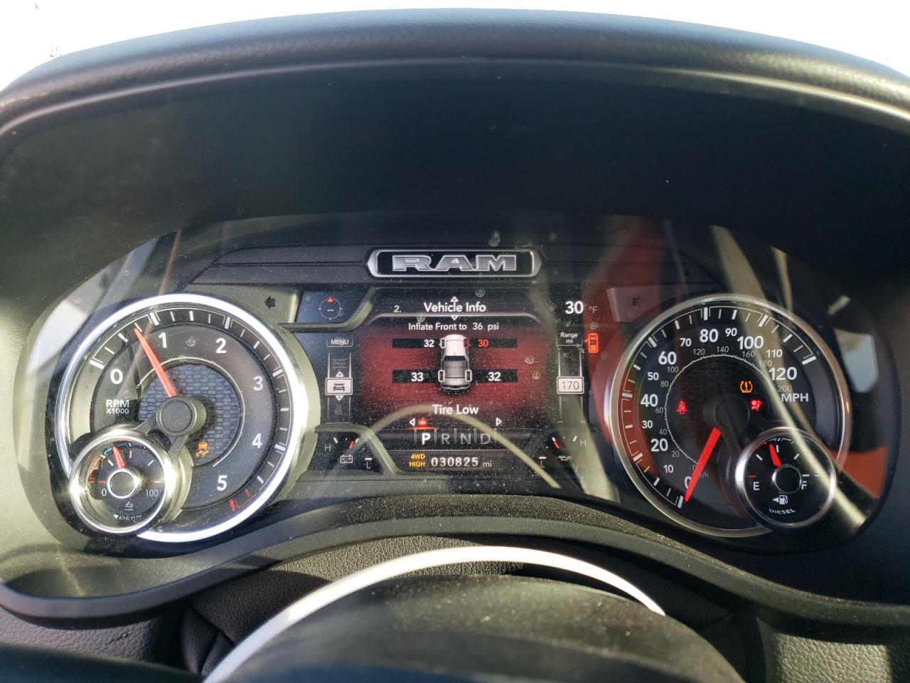2021 RAM 1500 VIN 1C6SRFFM4MN688628 Copart auction photo, side damage thumbnail 9