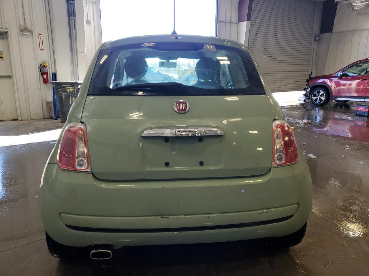 2012 Fiat 500 VIN 3C3CFFARXCT349108 Copart auction photo, front end / side damage thumbnail 6