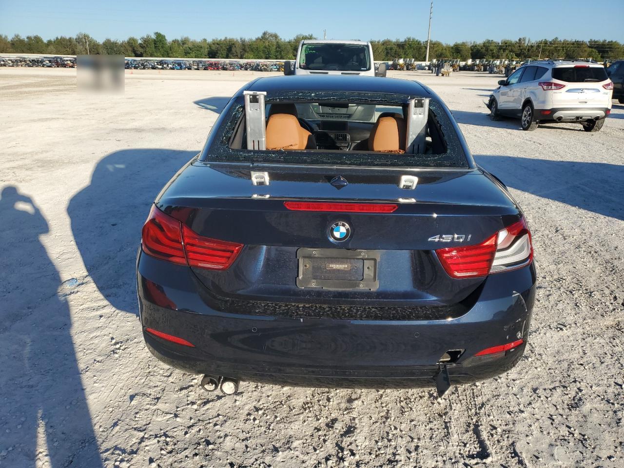 2018 BMW 4er VIN WBA4Z1C59JEE43885 Copart auction photo, side / all over damage thumbnail 6