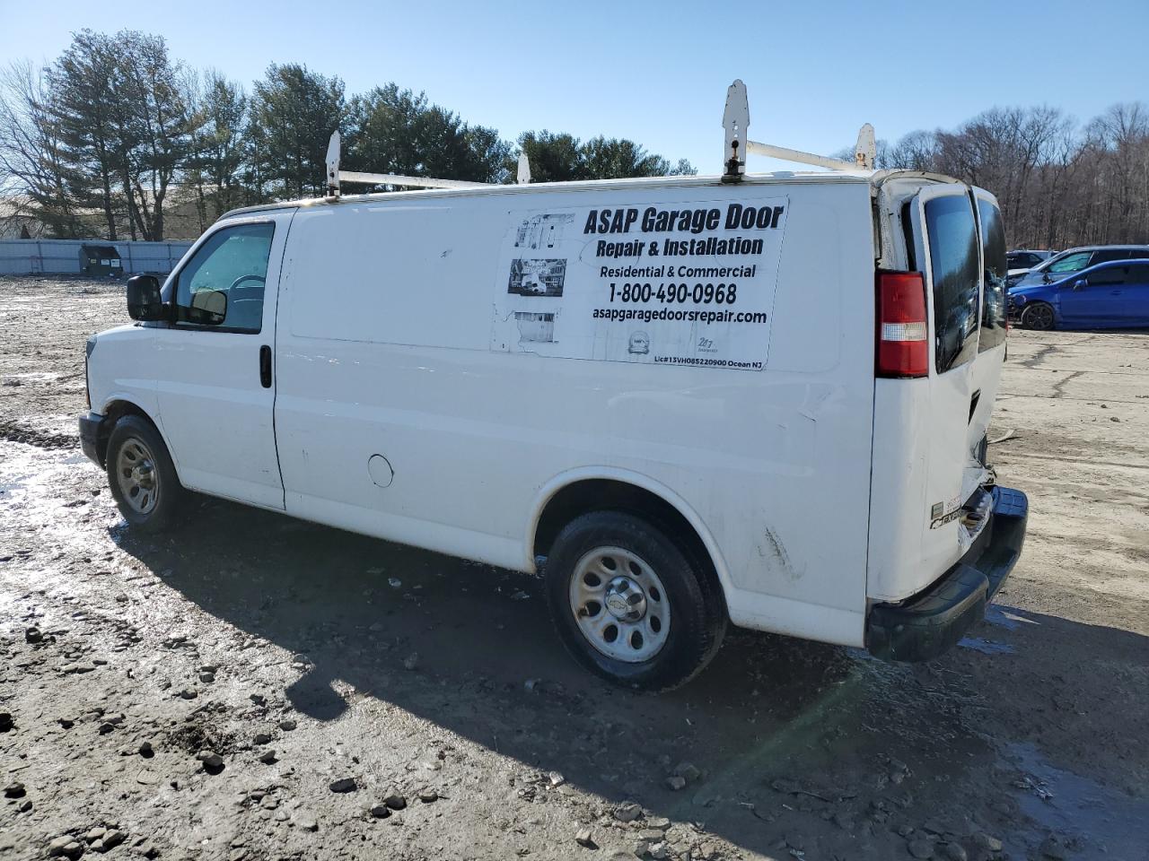 2012 Chevrolet Express VIN 1GCSGAFX8C1107214 Copart auction photo, rear end damage thumbnail 2