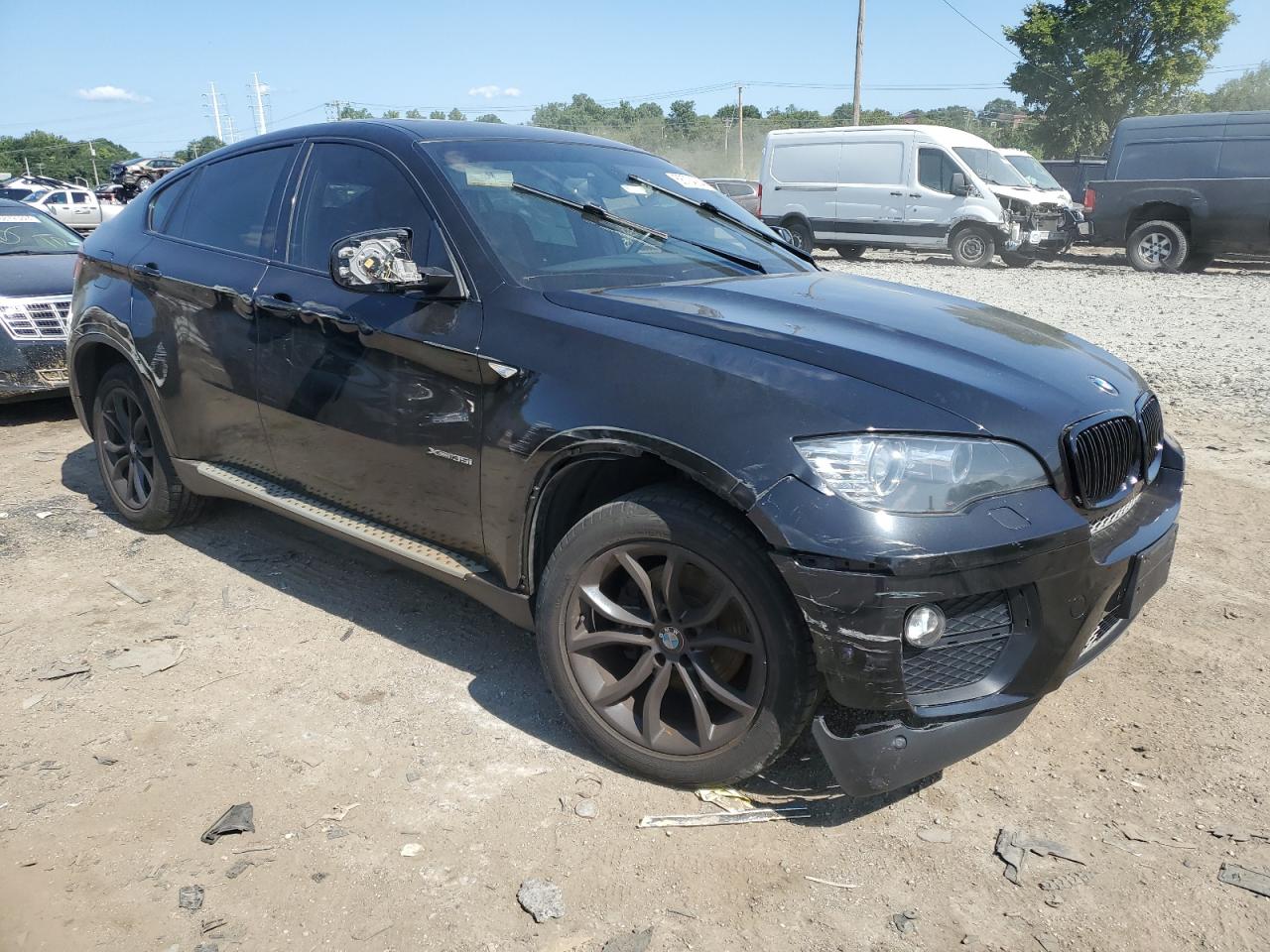 2013 BMW X6 VIN 5UXFG2C59DL785680 Copart auction photo, front end / minor dent/scratches damage thumbnail 4