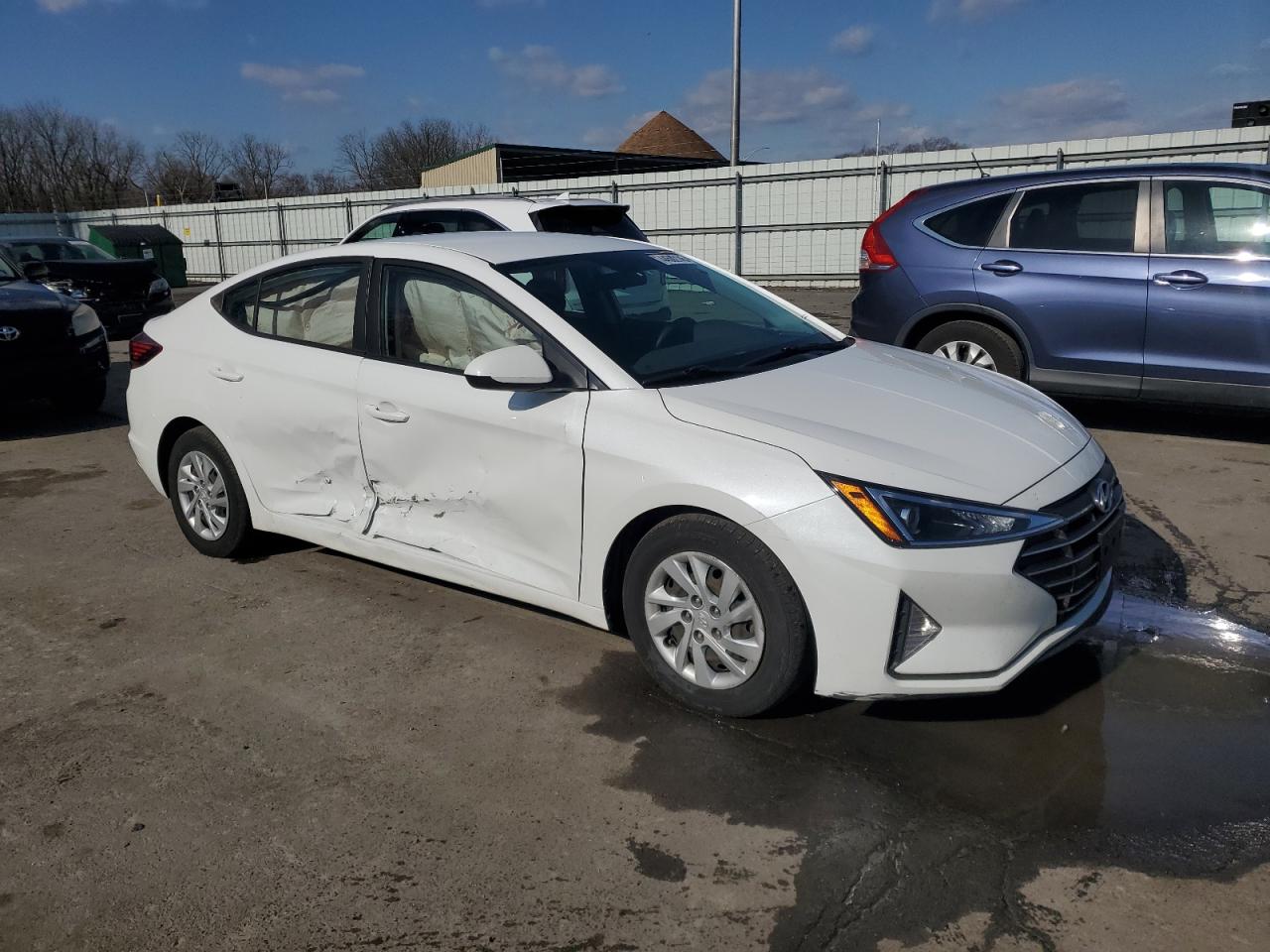 2019 Hyundai Elantra VIN 5NPD74LF6KH428486 Copart auction photo, side / rear end damage thumbnail 4