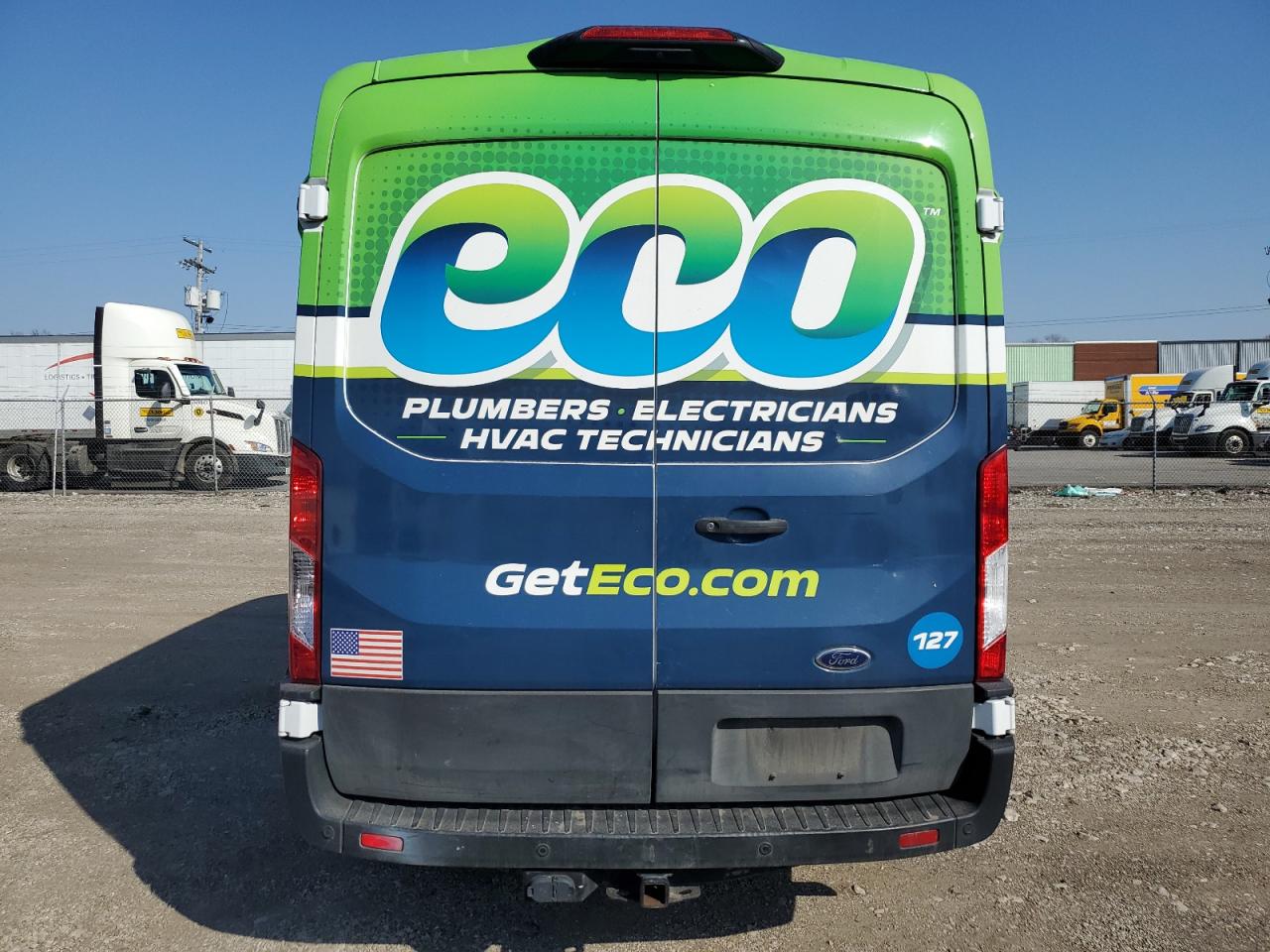 2022 Ford Transit VIN 1FTBR1C81NKA39780 Copart auction photo, front end damage thumbnail 6