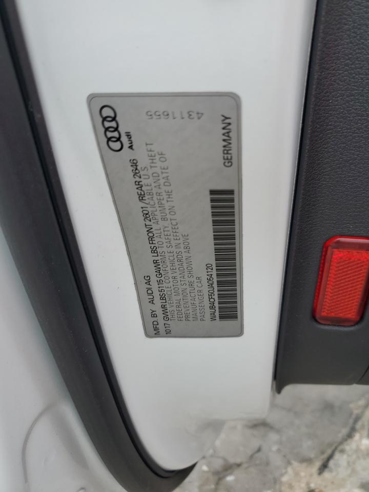 2018 Audi RS5 VIN WAUB4CF50JA054120 Copart auction photo, front end / side damage thumbnail 12