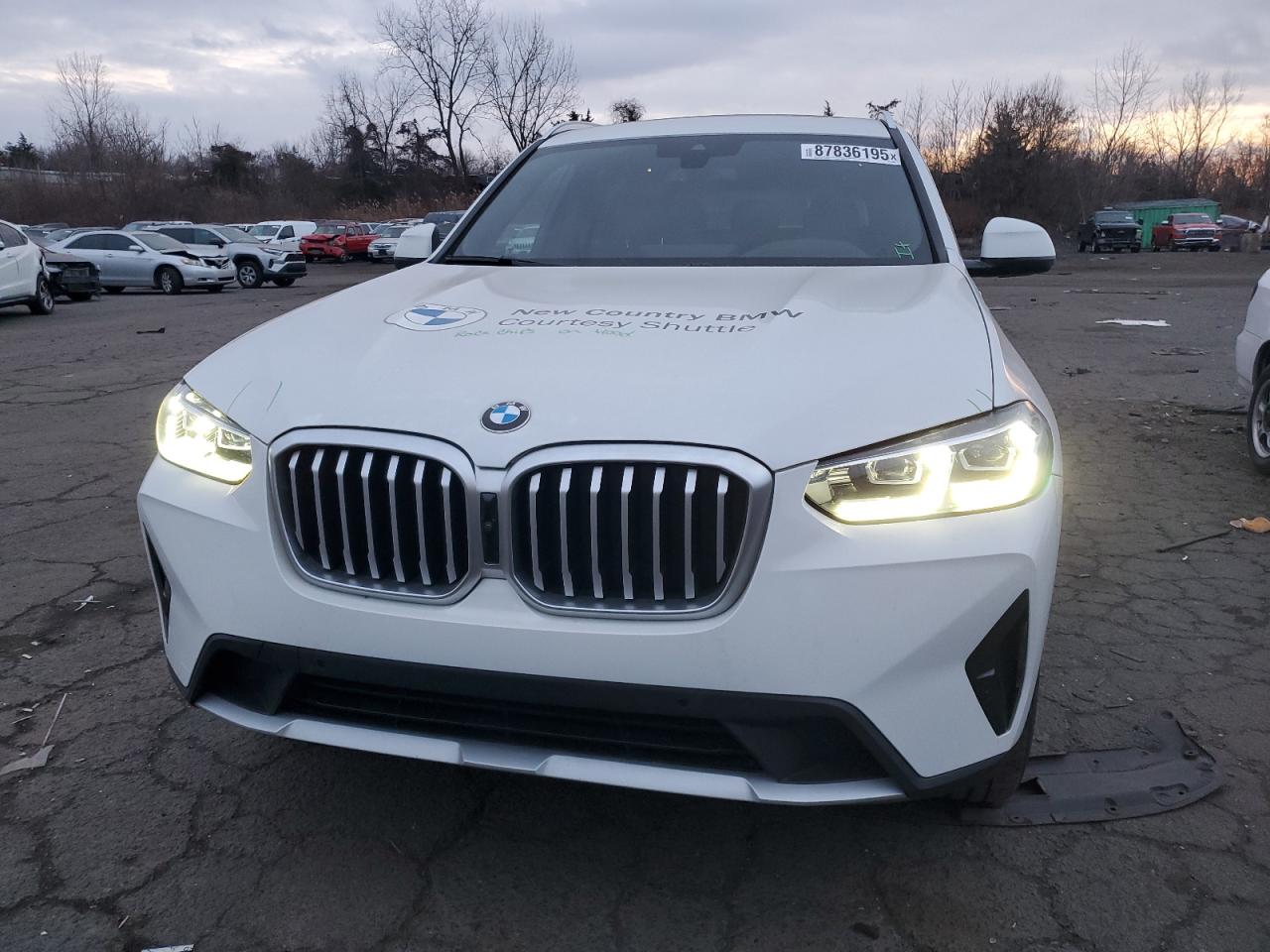 2023 BMW X3 VIN WBX57DP04PN243566 Copart auction photo, side damage thumbnail 5