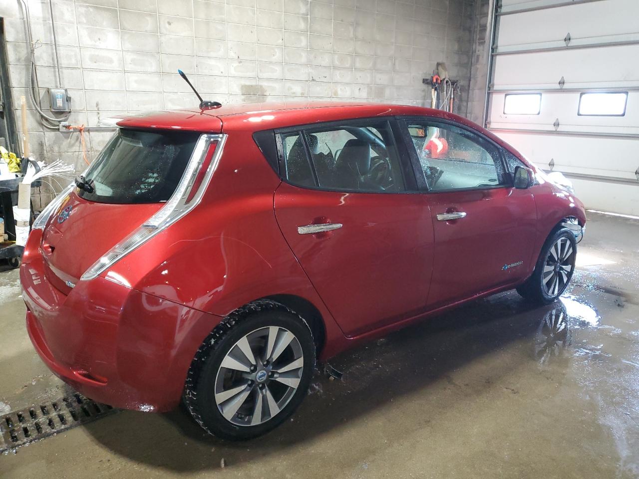 2013 Nissan Leaf VIN 1N4AZ0CP2DC415043 Copart auction photo, front end damage thumbnail 3