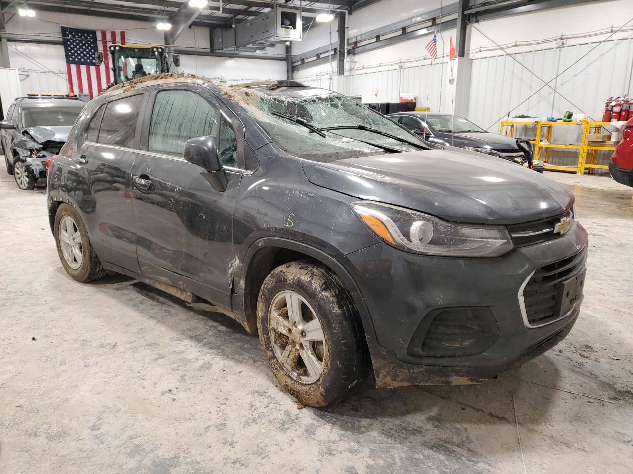 2017 Chevrolet Trax VIN KL7CJPSB1HB245436 Copart auction photo, rollover damage thumbnail 4