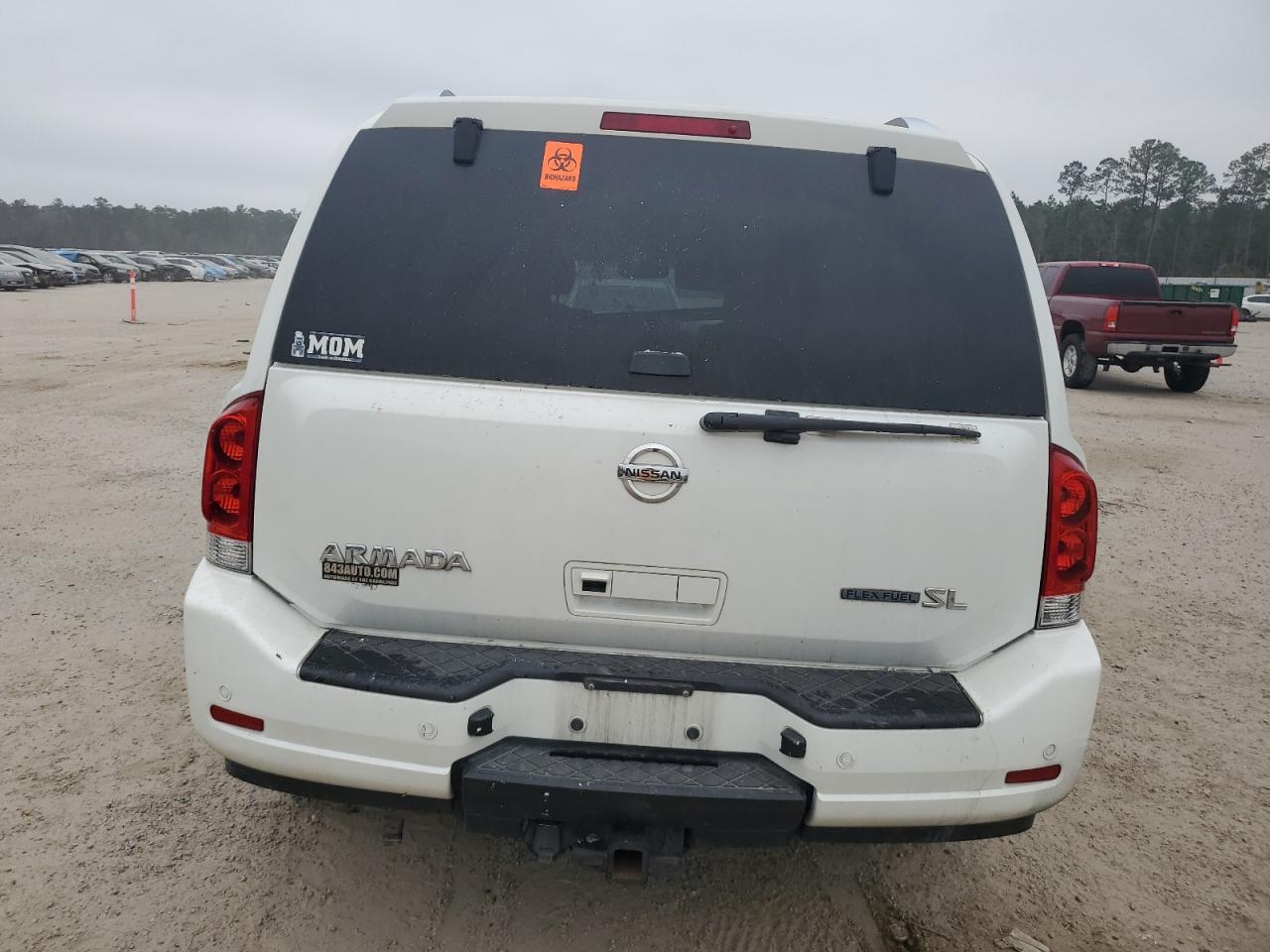 2015 Nissan Armada VIN 5N1BA0ND8FN621964 Copart auction photo, front end damage thumbnail 6