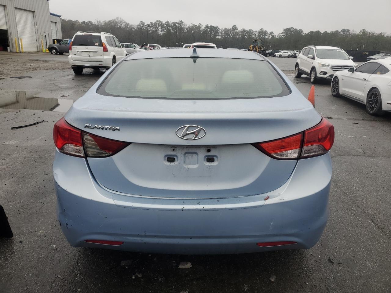 2013 Hyundai Elantra VIN KMHDH4AE6DU485475 Copart auction photo, front end damage thumbnail 6
