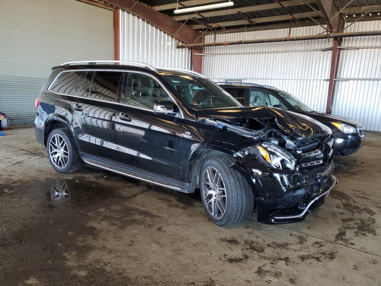 2017 Mercedes-Benz GLS-klasse VIN 4JGDF7FE9HA742782 Copart auction photo, front end damage thumbnail 4