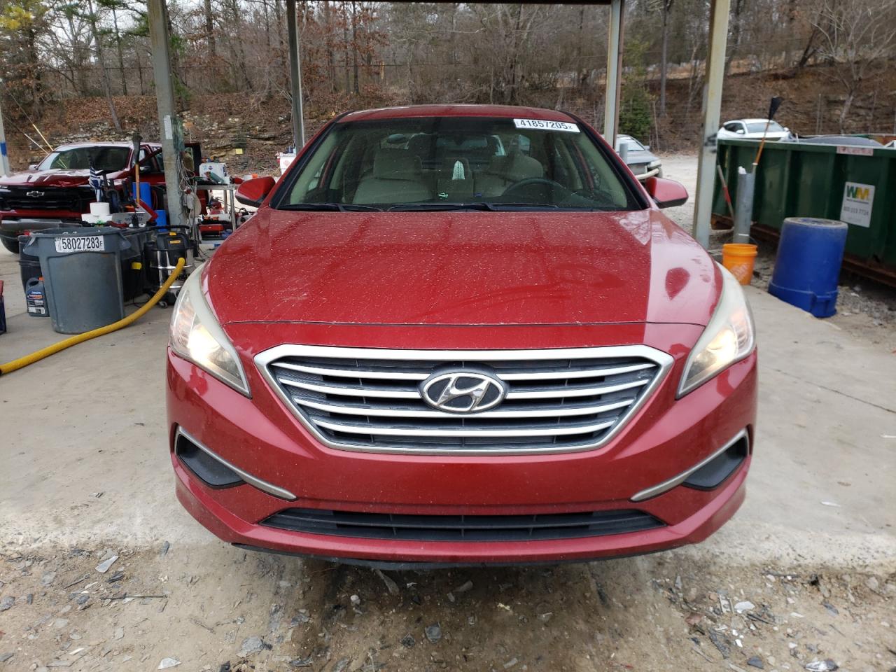 2017 Hyundai Sonata VIN 5NPE24AF1HH443962 Copart auction photo, rear end damage thumbnail 5