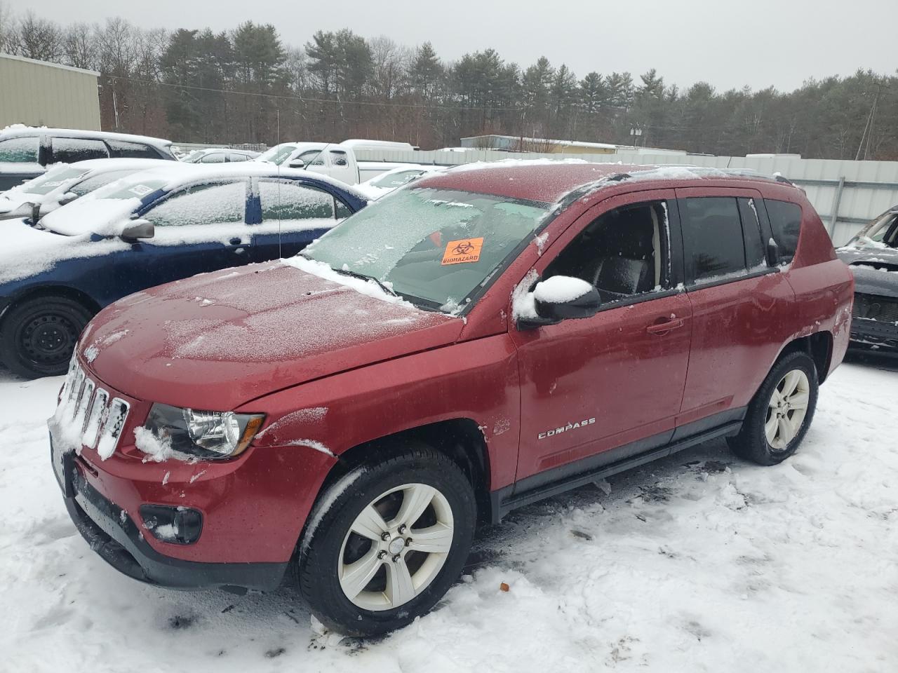 2017 Jeep Compass VIN 1C4NJDBB0HD106462