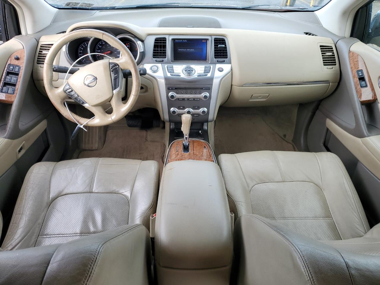 2011 Nissan Murano VIN JN8AZ1MW5BW164010 Copart auction photo, front end / side damage thumbnail 8