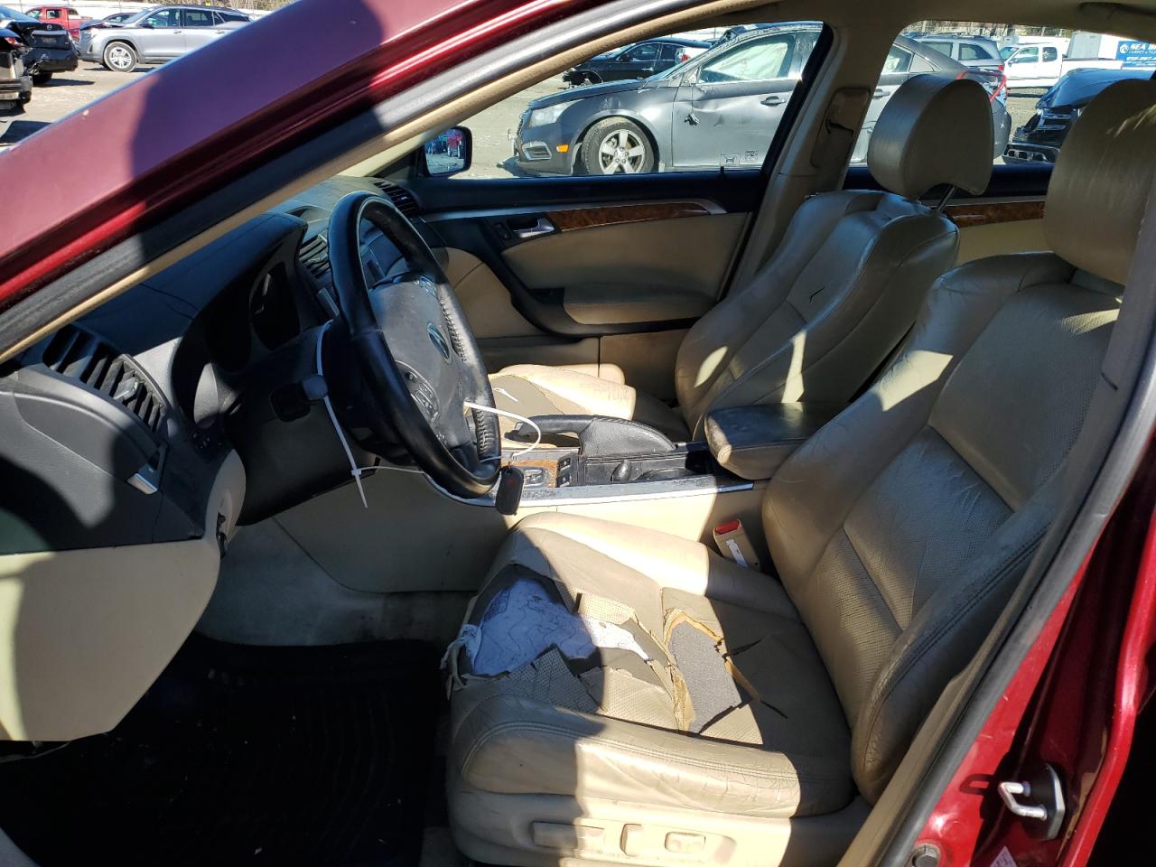 2004 Acura TL VIN 19UUA66274A046985 Copart auction photo, all over damage thumbnail 7