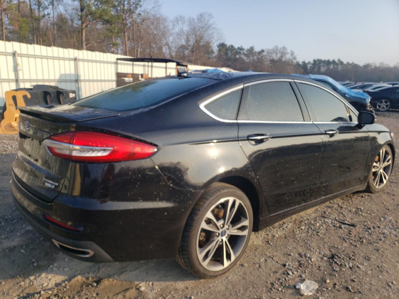 2020 Ford Fusion VIN 3FA6P0D94LR151688 Copart auction photo, front end / side damage thumbnail 3