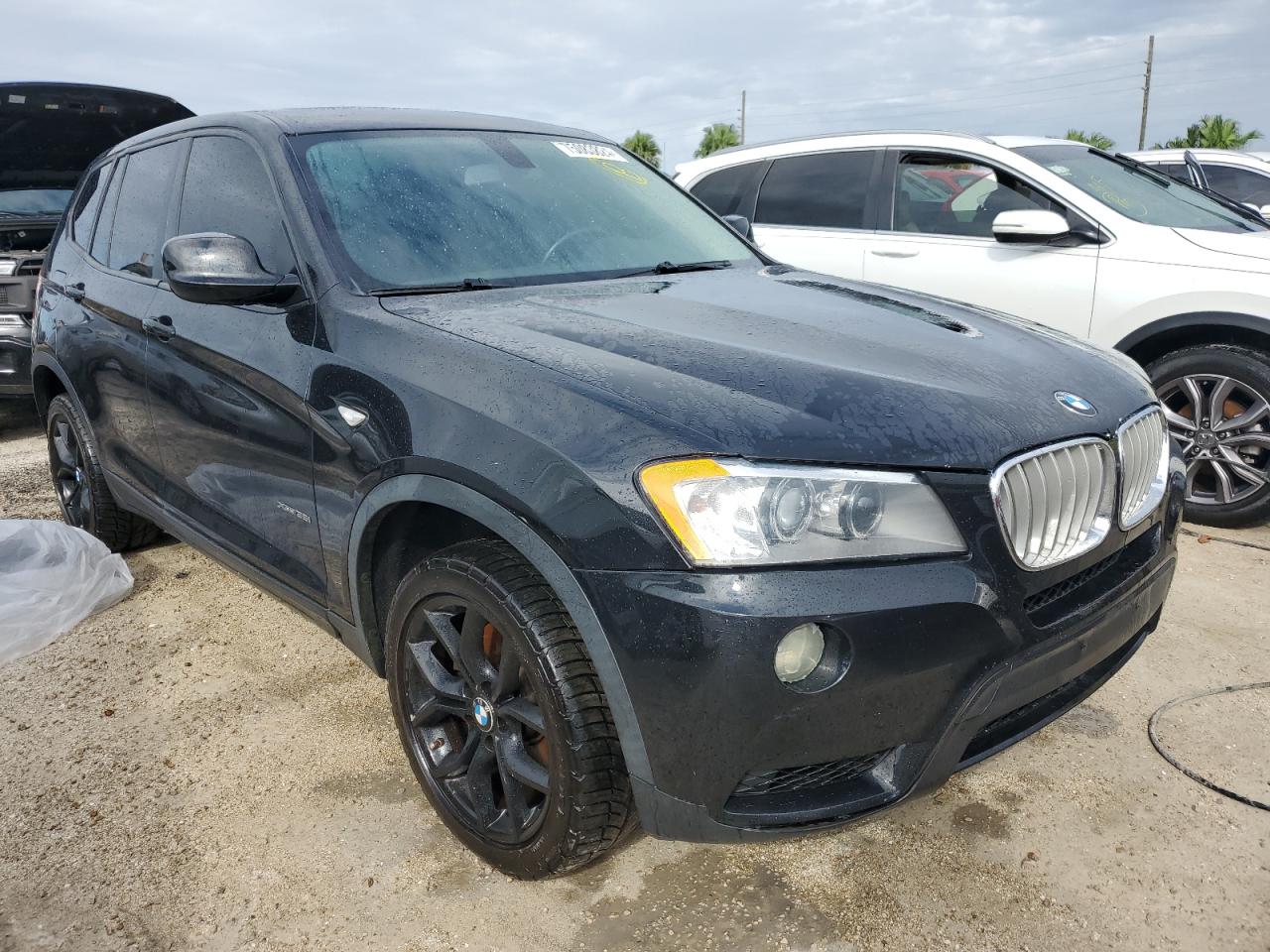 2013 BMW X3 VIN 5UXWX7C5XDL976795 Copart auction photo, water/flood damage thumbnail 4