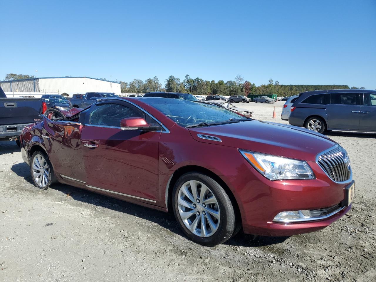 2016 Buick LaCrosse VIN 1G4GB5G34GF231914 Copart auction photo, top/roof / minor dent/scratches damage thumbnail 4