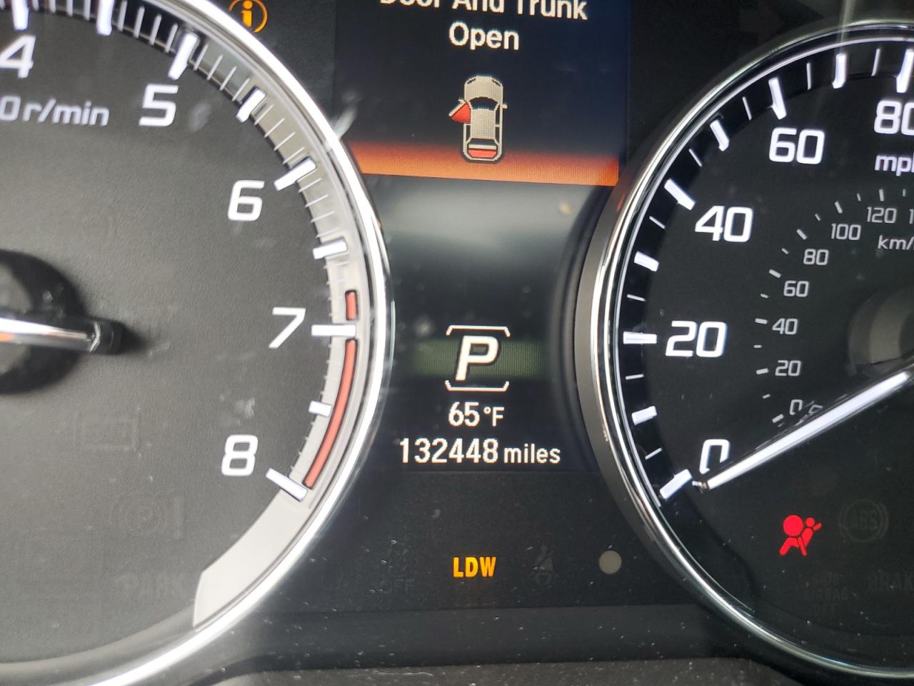 2015 Acura RLX VIN JH4KC1F59FC001663 Copart auction photo, rear end damage thumbnail 9